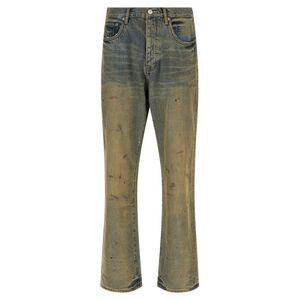 Purple Men 'P011 Dirty Oil Repair' Jeans